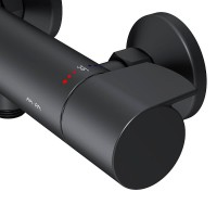 Термостатический смеситель AM.PM X-Joy F85A40022 для душа, черный Термостатический смеситель AM.PM X-Joy F85A40022 для душа, черный