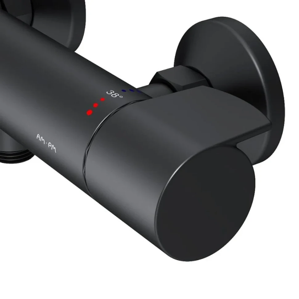 Термостатический смеситель AM.PM X-Joy F85A40022 для душа, черный