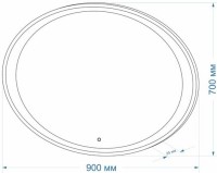 Мебель для ванной комнаты Art&Max Platino 90 подвесная, белая матовая