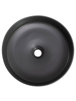 Накладная раковина Cezares CZR-6595-GO матовая серая, круглая, фаянс