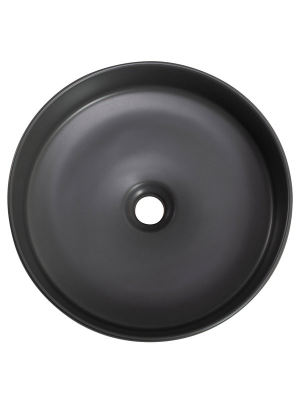 Накладная раковина Cezares CZR-6595-GO матовая серая, круглая, фаянс