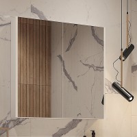 Мебель для ванной комнаты Velvex Klaufs 80.1Y белая, шатанэ, подвесная