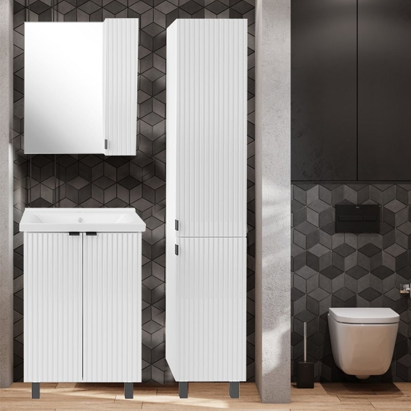 Тумба с раковиной ASB-Mebel Дора 60 белая