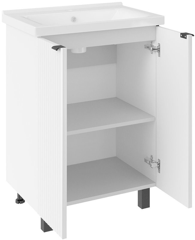 Тумба с раковиной ASB-Mebel Дора 60 белая