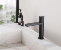 Смеситель для раковины Abber Rund AF8710B матовый черный Смеситель для раковины Abber Rund AF8710B матовый черный