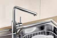 Комплект Мойка Omoikiri Daisen 60-BL черная + Смеситель Blanco Mila 524213