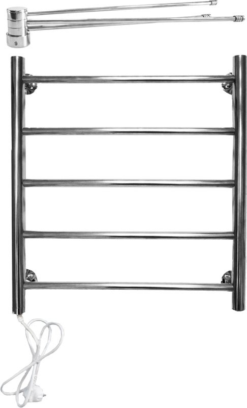 Полотенцесушитель электрический Domoterm Аврора DMT 109-5 50x60, L с полотенцедержателем