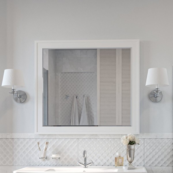 Зеркало Sanflor Модена 105, белое