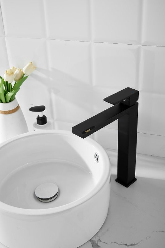 Смеситель для раковины BELZ B613 B11613-7 матовый черный