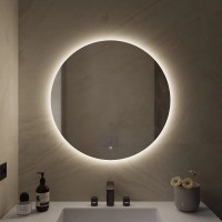 Зеркало круглое Mixline Саванна 77 с подсветкой