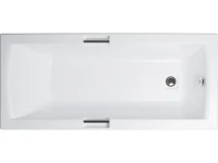Акриловая ванна Triton Алекса 170x75 см, пристенная, белая, с каркасом, с ручками