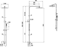 Душевая стойка Allen Brau Infinity 5.21031-00 хром Душевая стойка Allen Brau Infinity 5.21031-00 хром