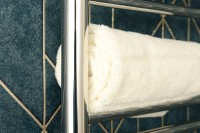 Полотенцесушитель электрический Сунержа Богема 3.1 00-6004-1040 110x45 см, подключение слева, без покрытия, лесенка