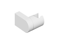 Настенный держатель Ravak Chrome 611.10WV поворотный, белый вельвет