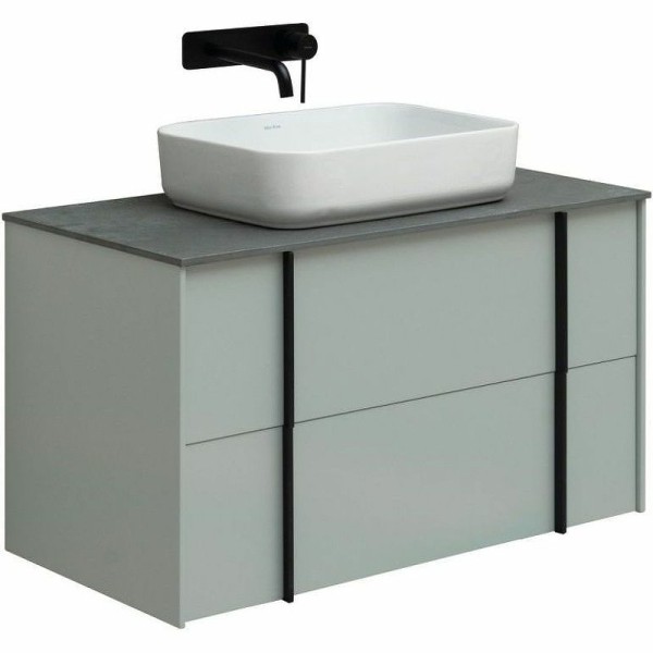 Тумба под раковину Allen Brau Reality 90 подвесная, папирус матовый