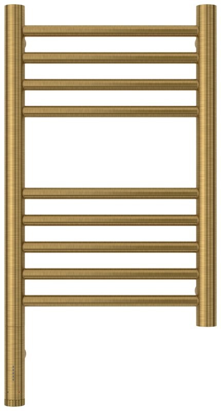 Полотенцесушитель электрический Сунержа Богема 3.1 051-6004-5030 60x35 см, подключение слева, состаренная латунь, лесенка