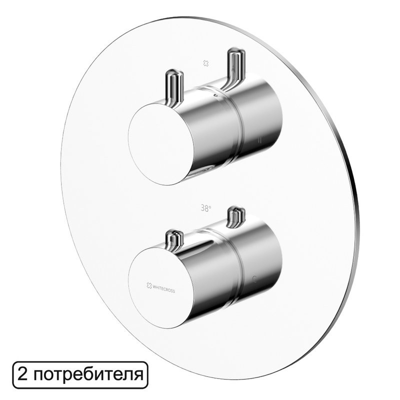 Душевой комплект WHITECROSS Y YSET08TOPCR С ВНУТРЕННЕЙ ЧАСТЬЮ, хром