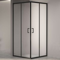 Душевой уголок RGW Passage PA-030B 90x90 см, профиль черный, стекло матовое
