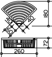 Полка Keuco Universal 24944 7,2 см