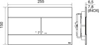 Комплект Унитаз подвесной VitrA Shift 7742B003-0075 белый глянцевый + Крышка 91-003-009 с микролифтом, петли хром + Инсталляция OLI 80 ECO Sanitarblock mechanic 3 в 1 с кнопкой смыва