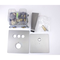 Душевая система встраиваемая с термостатом Bronze de Luxe OMG! 1011GM, графит