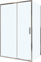 Душевой уголок BelBagno Luce AH-1-130/100-C-Cr профиль хром, стекло прозрачное