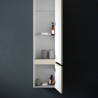 Шкаф пенал для ванной Sancos Very 35 R beige soft