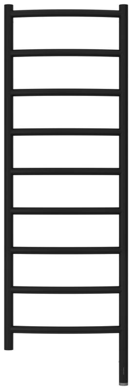 Полотенцесушитель электрический Сунержа Галант 3.1 31-6001-1240 130x45 см, подключение справа, матовый черный, лесенка