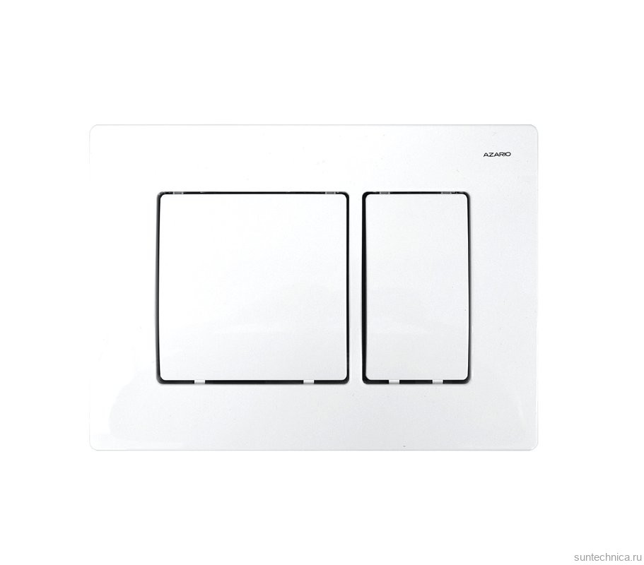 Кнопка смыва для унитаза AZARIO AZ-8200-0032 пластик, цвет глянцевый белый