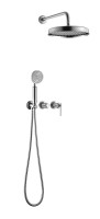 Душевой комплект Boheme Eterna 174-NB С ВНУТРЕННЕЙ ЧАСТЬЮ, nickel brush