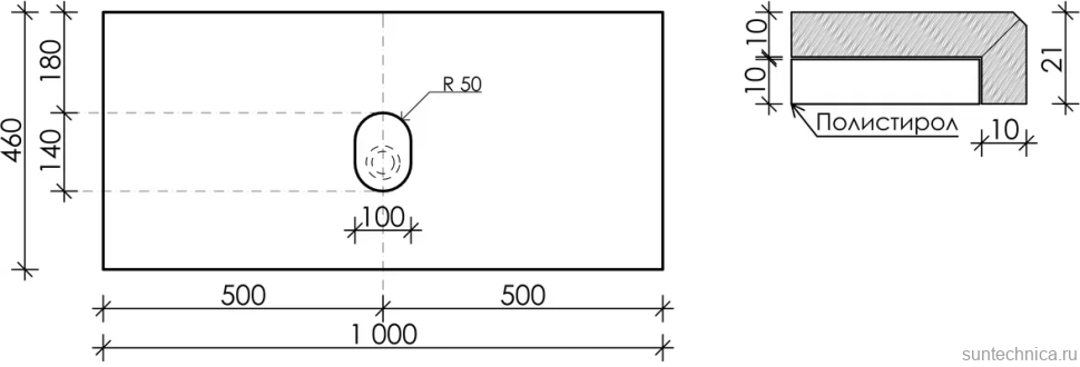Тумба с раковиной Sancos Snob R 100 см, doha soft, столешница бежевая, раковина CN6008