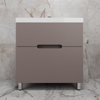 Тумба под раковину без столешницы Style Line Матис 80 напольная, тайп темный