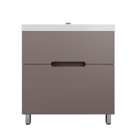 Тумба под раковину без столешницы Style Line Матис 80 напольная, тайп темный