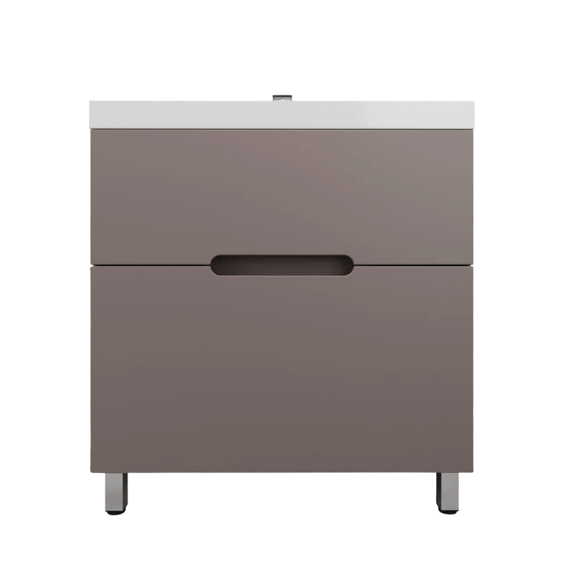 Тумба под раковину без столешницы Style Line Матис 80 напольная, тайп темный
