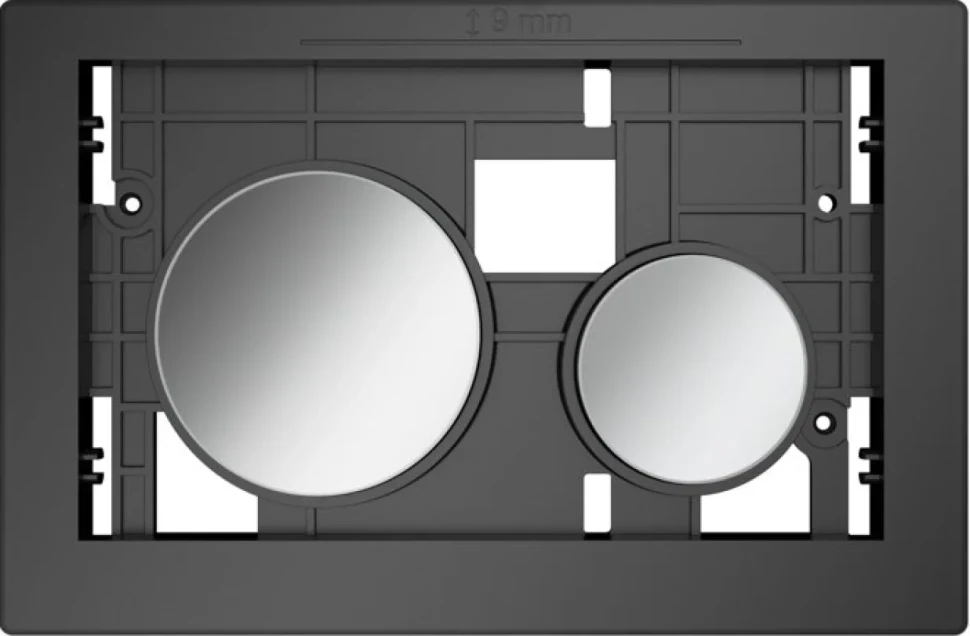 Кнопка смыва TECE Loop Modular 9240666 кнопка хром, стекло на выбор