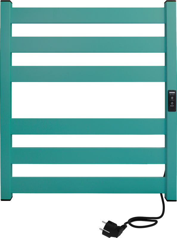 Полотенцесушитель электрический Indigo Oktava Slim 5 LСLOKS5E60-50CLRt бирюзовый