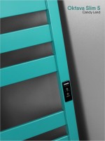 Полотенцесушитель электрический Indigo Oktava Slim 5 LСLOKS5E60-50CLRt бирюзовый
