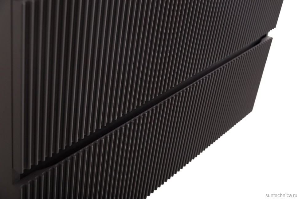 Мебель для ванной комнаты BelBagno Uno 100 подвесная, 2 ящика, матовая темно-серая