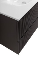 Мебель для ванной комнаты BelBagno Uno 100 подвесная, 2 ящика, матовая темно-серая