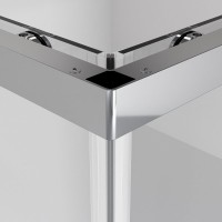 Душевой уголок Niagara Nova NG-6629-34 90x90, профиль хром, стекло прозрачное