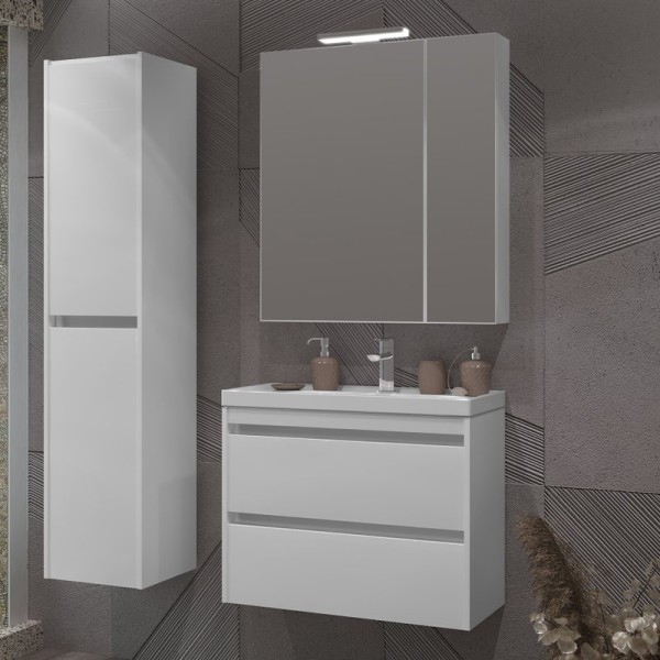 Мебель для ванной комнаты Opadiris Фреш 70 белая,вар.2