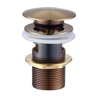 Смеситель для раковины Caprigo Adria Uno 02-524-vot с донным клапаном, бронза Смеситель для раковины Caprigo Adria Uno 02-524-vot с донным клапаном, бронза