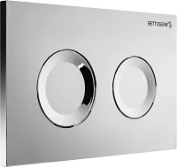 Комплект Инсталляция BETTOSERB Sava Fix Slim 40006456 + Кнопка Cool 40006469 цвет глянцевый хром Комплект Инсталляция BETTOSERB Sava Fix Slim 40006456 + Кнопка Cool 40006469 цвет глянцевый хром