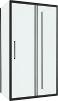Душевой уголок Abber Schwarzer Diamant AG30150BH-S100B-S100B 150x100, профиль черный, стекло прозрачное