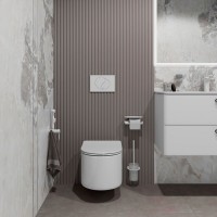 Кнопка смыва IDDIS Unifix UNI02MWi77 002, белая