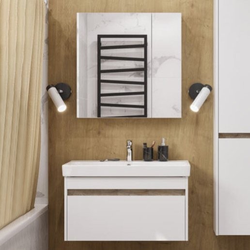 Мебель для ванной комнаты AQUATON Марти 80 раковина Адриана 80