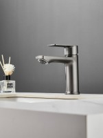 Смеситель для раковины Haiba HB10719-3 оружейная сталь Смеситель для раковины Haiba HB10719-3 оружейная сталь