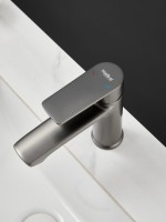 Смеситель для раковины Haiba HB10719-3 оружейная сталь Смеситель для раковины Haiba HB10719-3 оружейная сталь