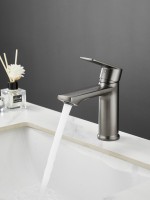 Смеситель для раковины Haiba HB10719-3 оружейная сталь Смеситель для раковины Haiba HB10719-3 оружейная сталь