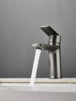 Смеситель для раковины Haiba HB10719-3 оружейная сталь Смеситель для раковины Haiba HB10719-3 оружейная сталь